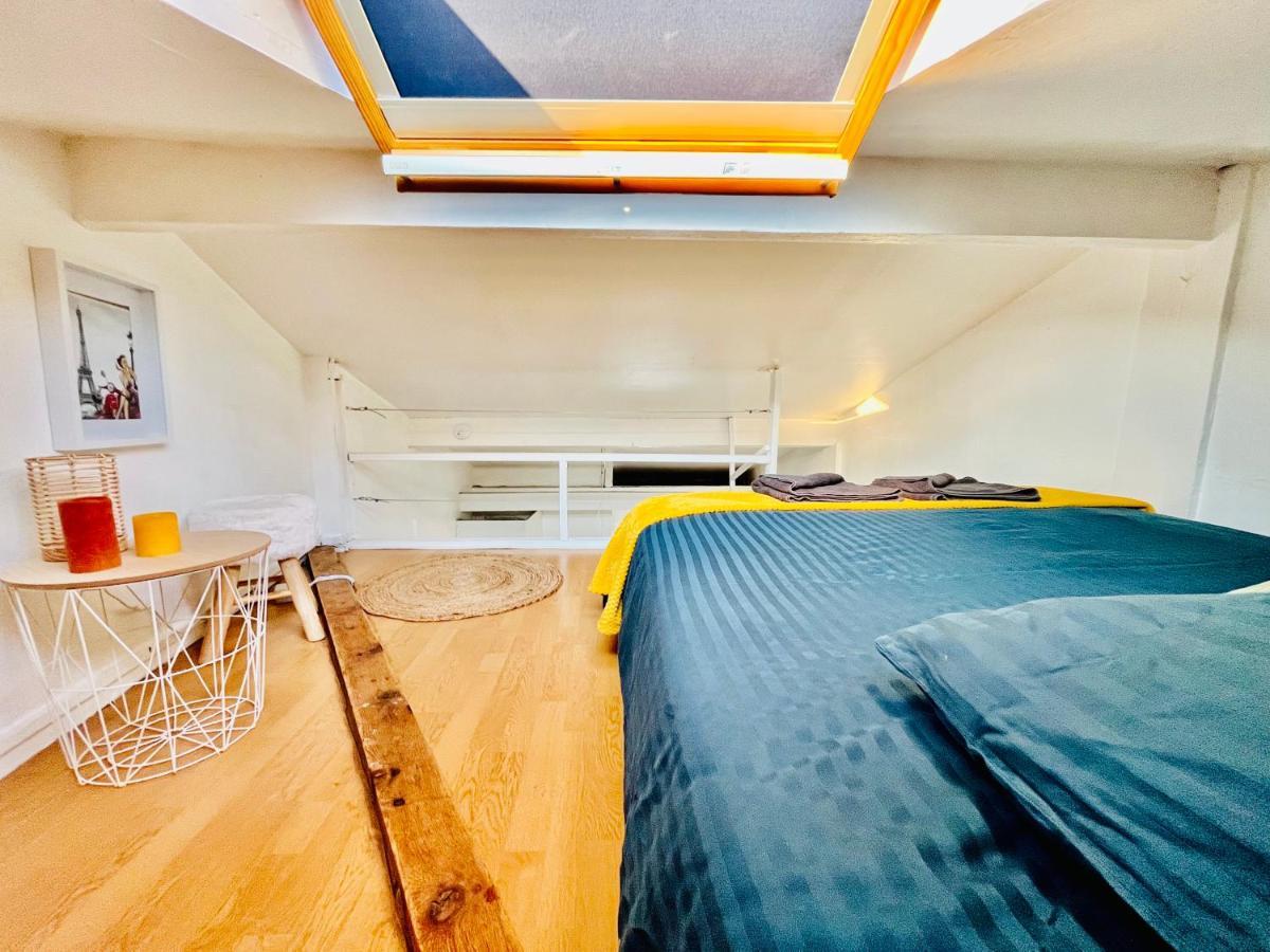 Parc Buttes Chaumont - Studio Mezzanine Paris Apartment Bagian luar foto
